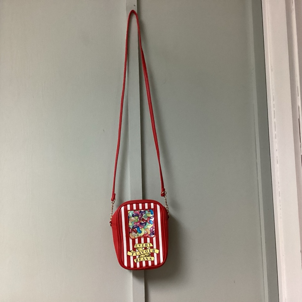 Bioworld Harry Potter Crossbody Bag Every Flavor Beans Jelly Beans Red White